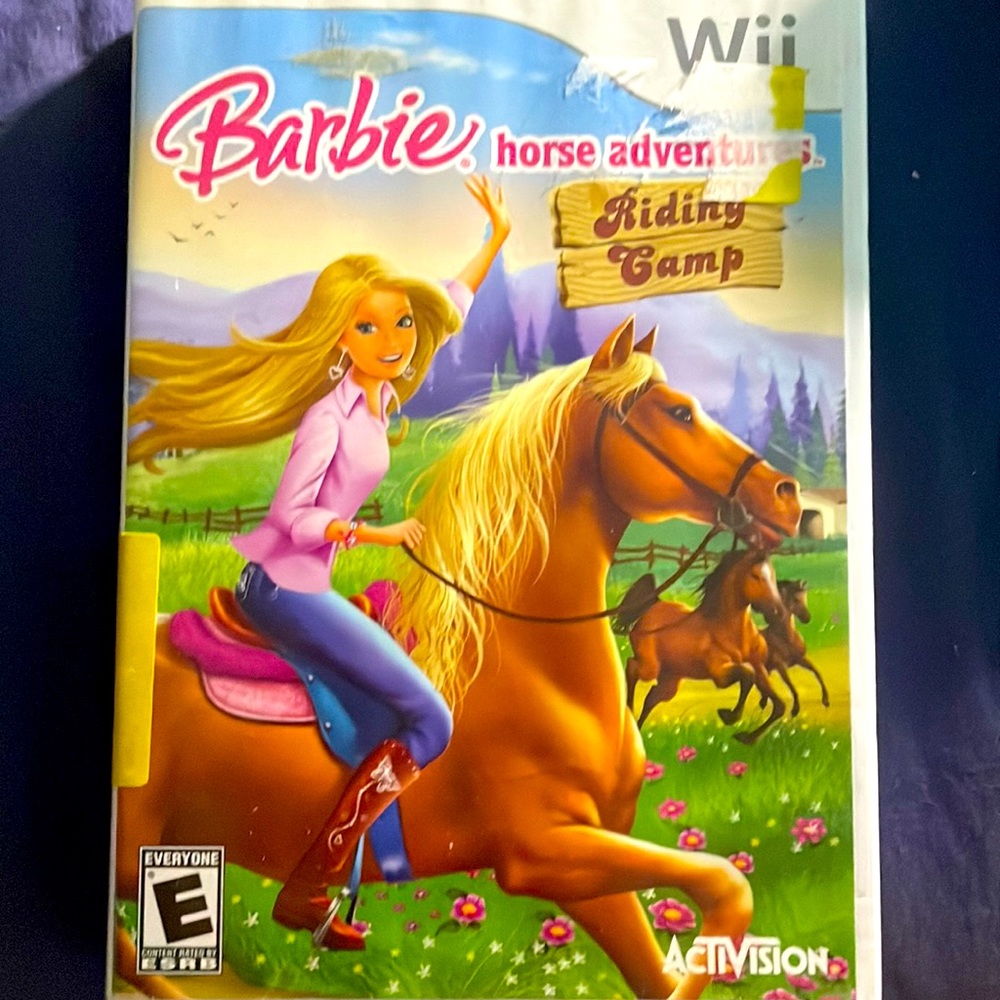 BARBIE HORSE ADVENTURES for Wii rated E